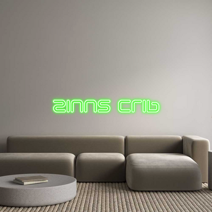 Custom Neon: Zinns Crib