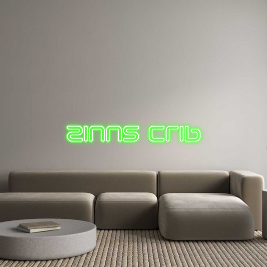Custom Neon: Zinns Crib