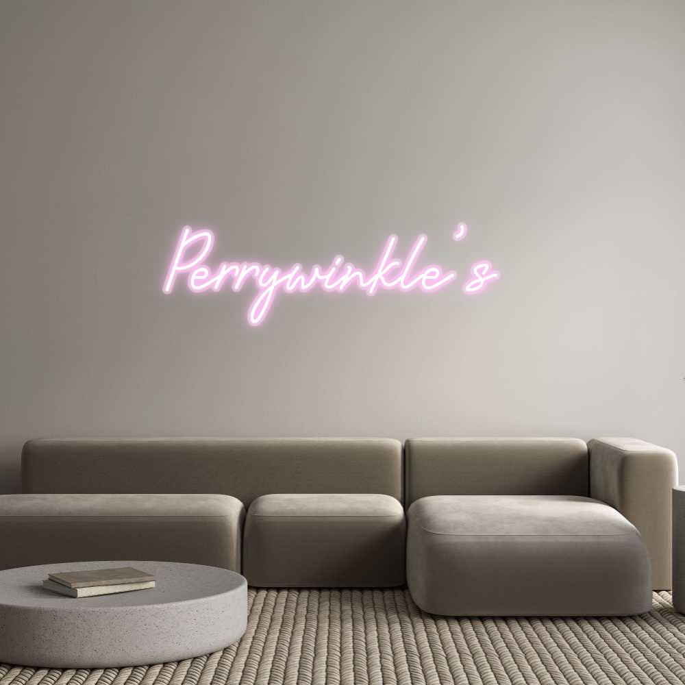 Custom Neon: Perrywinkle’s