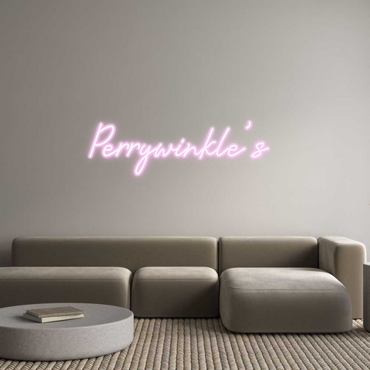 Custom Neon: Perrywinkle’s