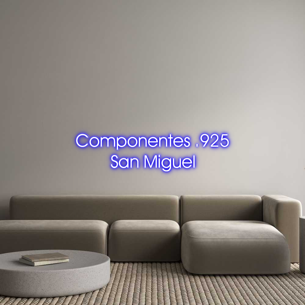 Custom Neon: Componentes ....