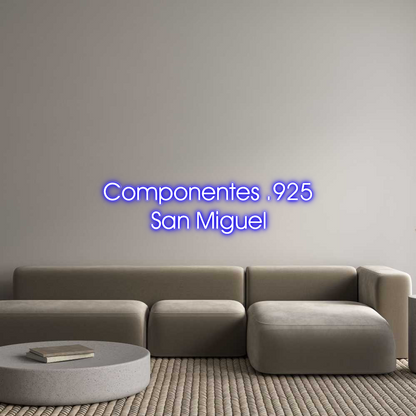 Custom Neon: Componentes ....