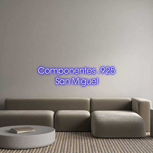 Custom Neon: Componentes ....