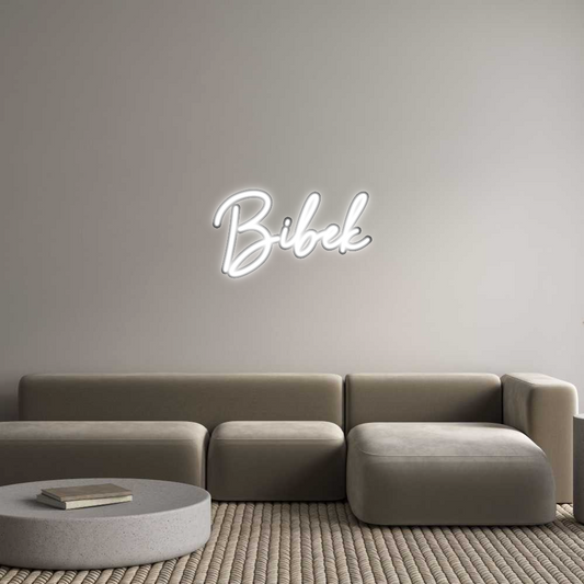 Custom Neon: Bibek
