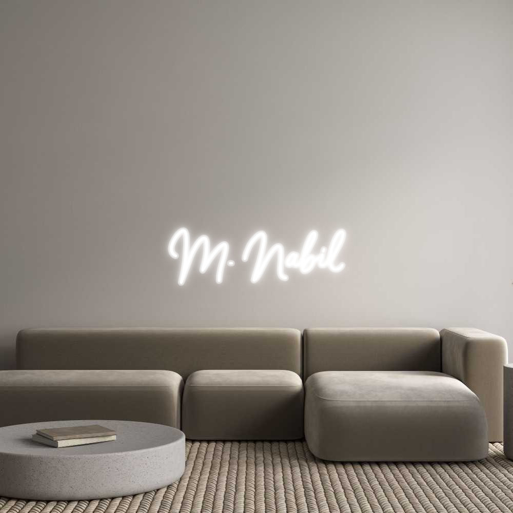 Custom Neon: M. Nabil
