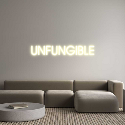 Custom Neon: UNFUNGIBLE