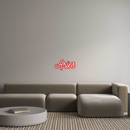 Custom Neon: Aries