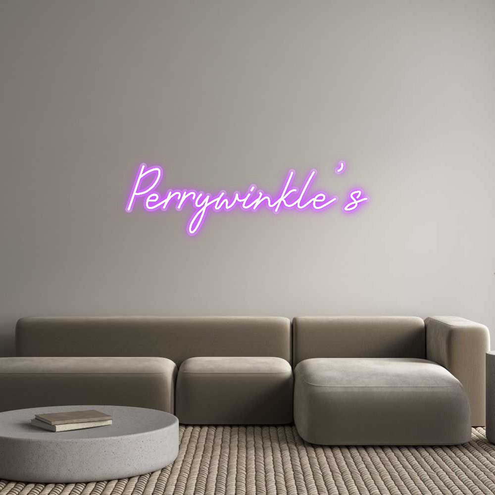 Custom Neon: Perrywinkle’s