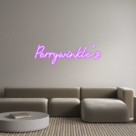 Custom Neon: Perrywinkle’s