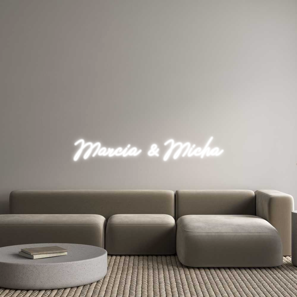 Custom Neon: Marcia & Micha