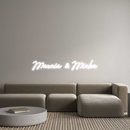 Custom Neon: Marcia & Micha