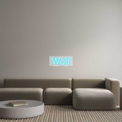 Custom Neon: Wolf