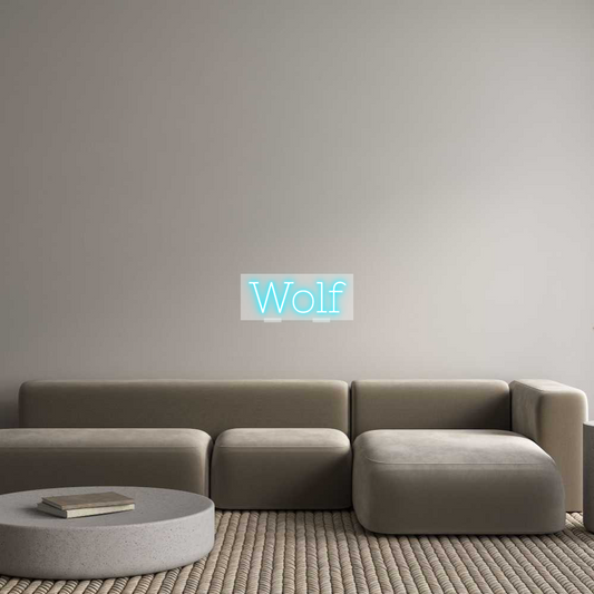 Custom Neon: Wolf