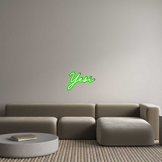Custom Neon: Yesi