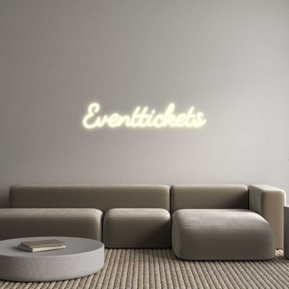 Custom Neon: Eventtickets