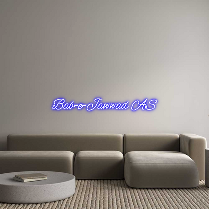 Custom Neon: Bab-e-Jawwad AS