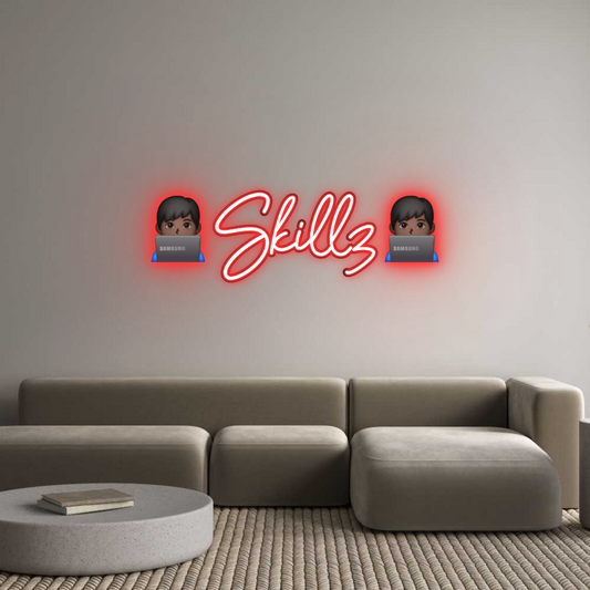 Custom Neon: 👨🏿‍💻Skillz...