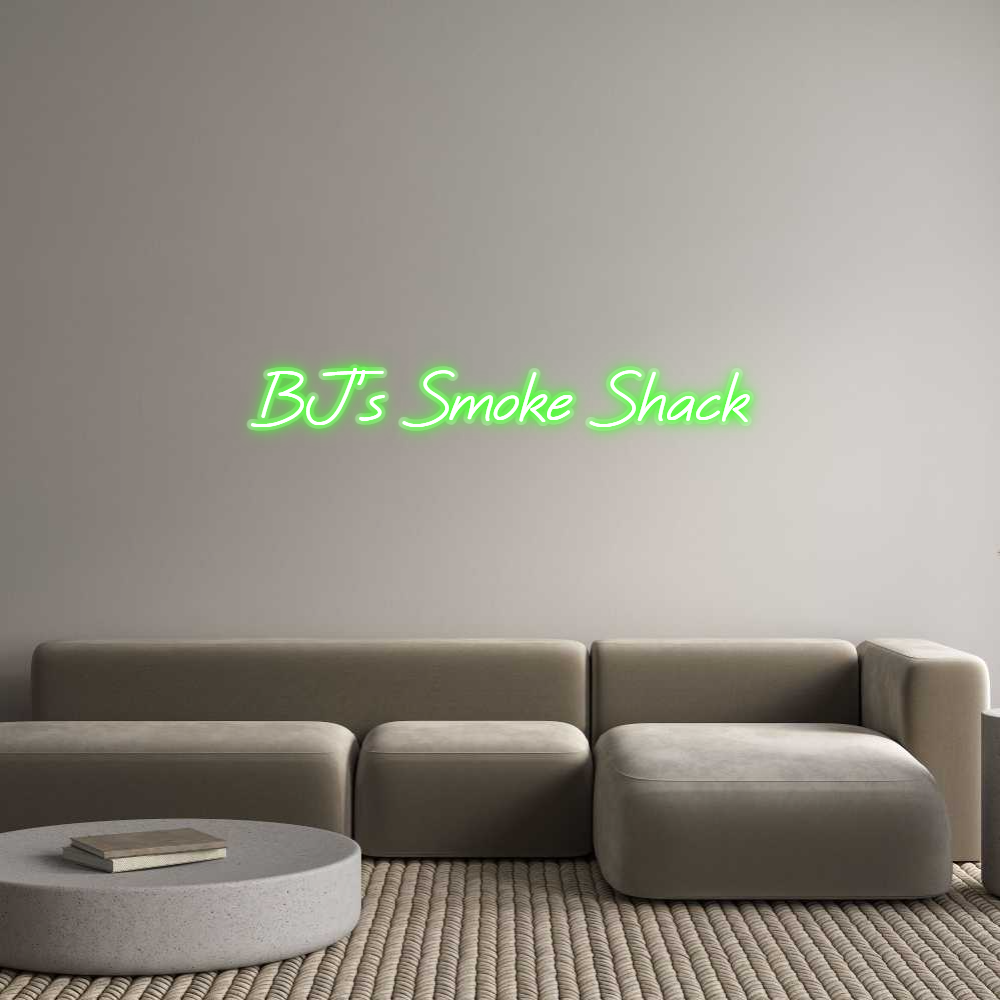 Custom Neon: BJ's Smoke Sh...