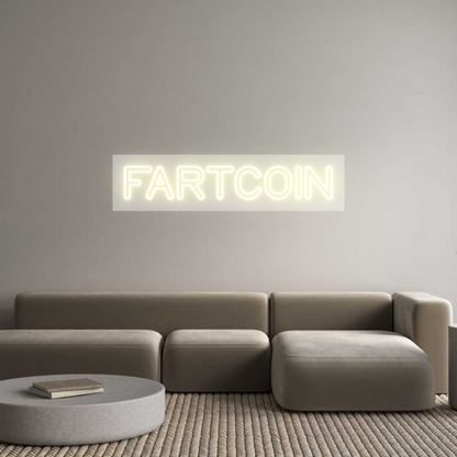 Custom Neon: FARTCOIN