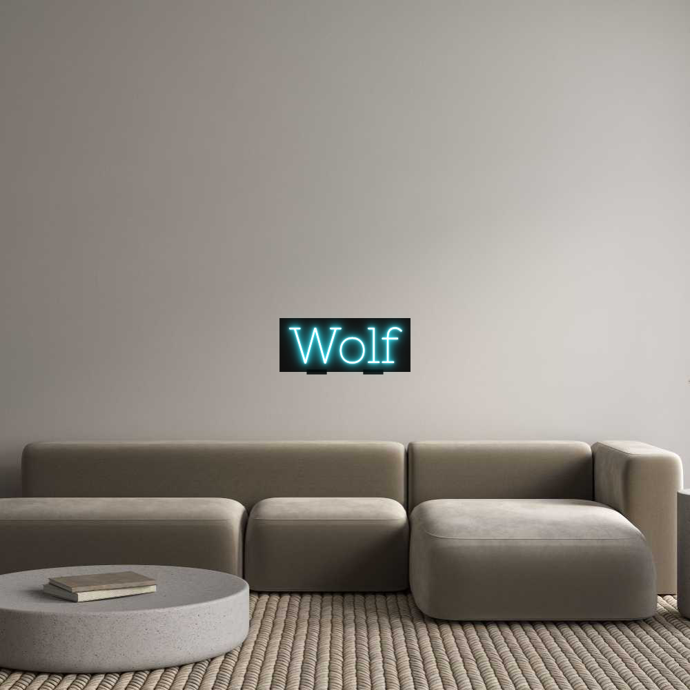 Custom Neon: Wolf