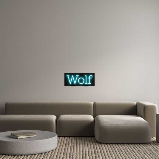 Custom Neon: Wolf