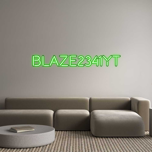 Custom Neon: BLAZE2341YT