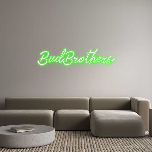 Custom Neon: BudBrothers