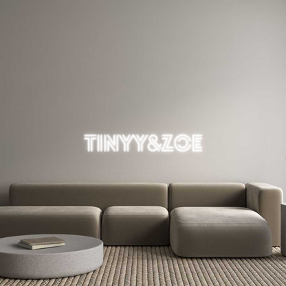 Custom Neon: Tinyy&Zoe