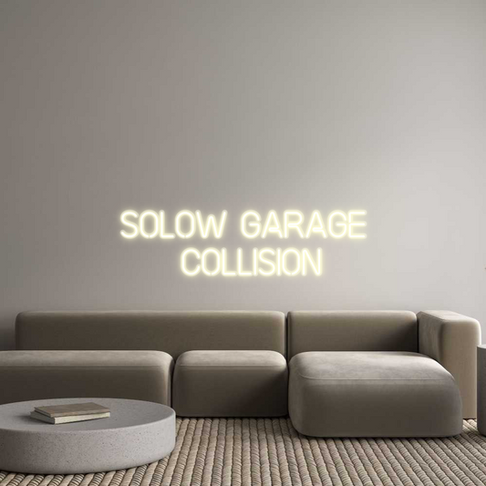 Custom Neon: Solow Garage
...