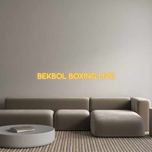 Custom Neon: Bekbol Boxing...