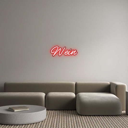 Custom Neon: Wein