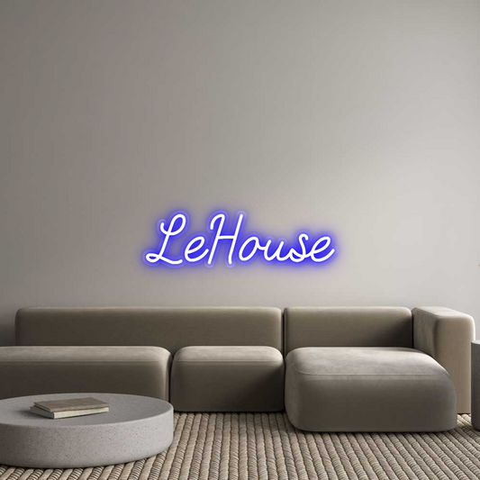 Custom Neon: LeHouse