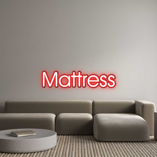 Custom Neon: Mattress