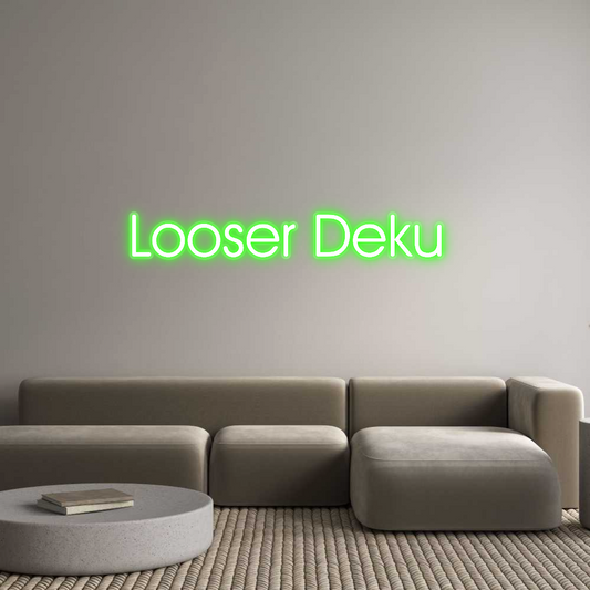 Custom Neon: Looser Deku