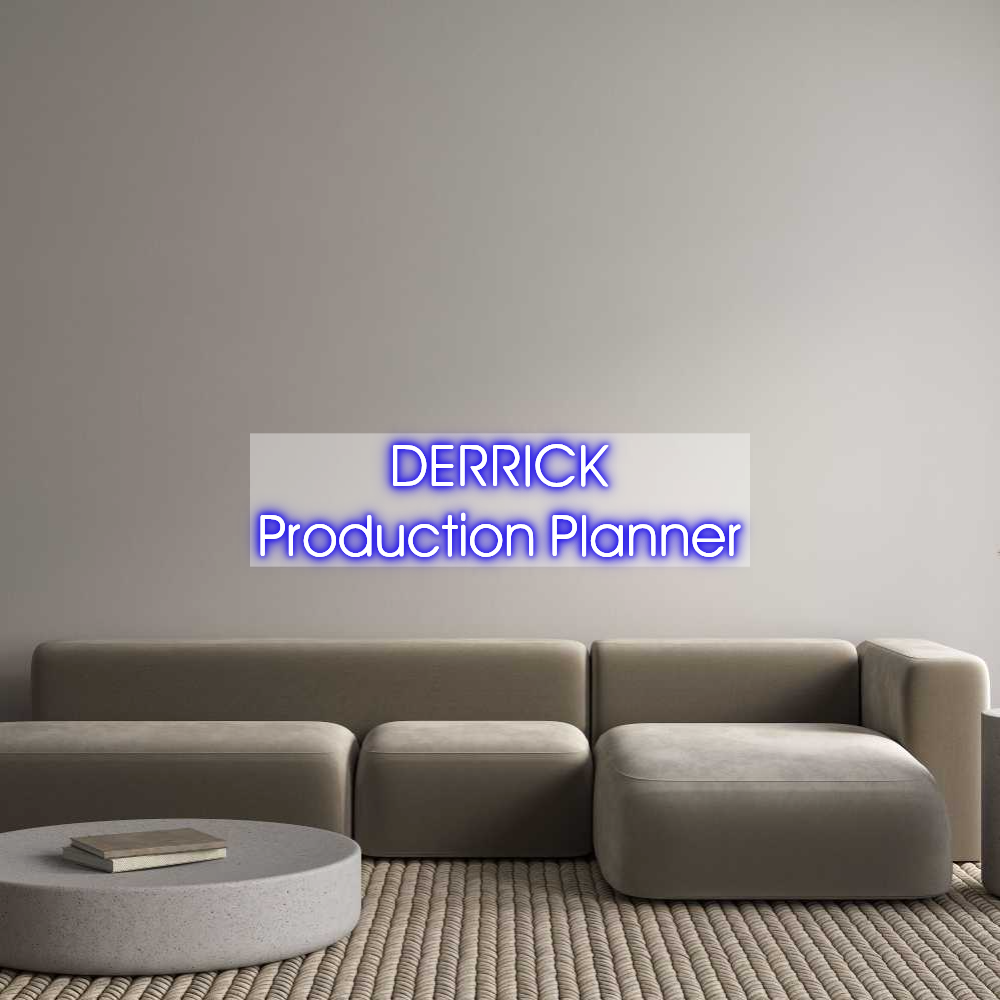 Custom Neon: DERRICK
Prod...