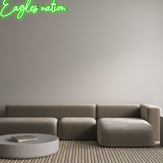 Custom Neon: Eagles nation