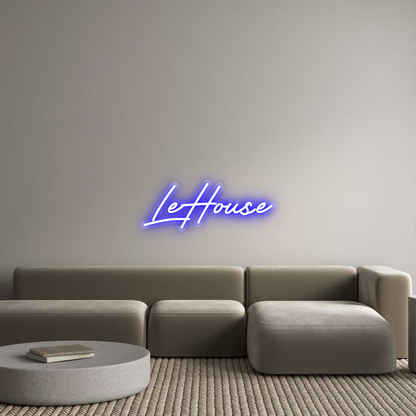 Custom Neon: LeHouse