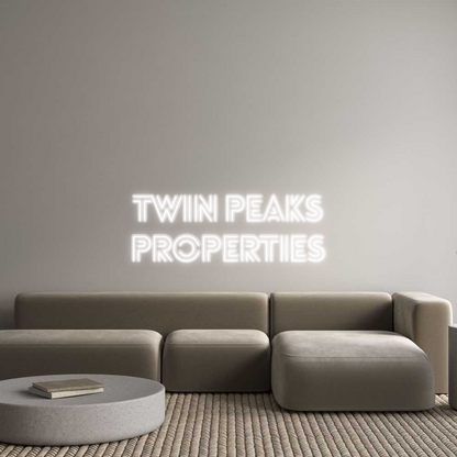 Custom Neon: Twin Peaks
P...