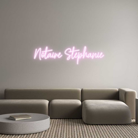 Custom Neon: Notaire Steph...