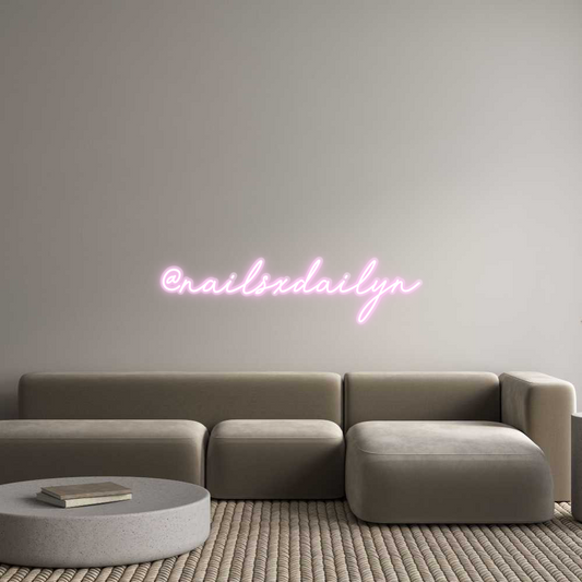 Custom Neon: @nailsxdailyn