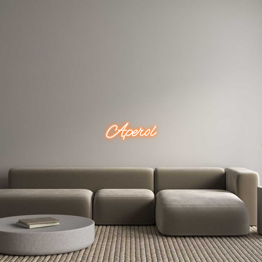 Custom Neon: Aperol