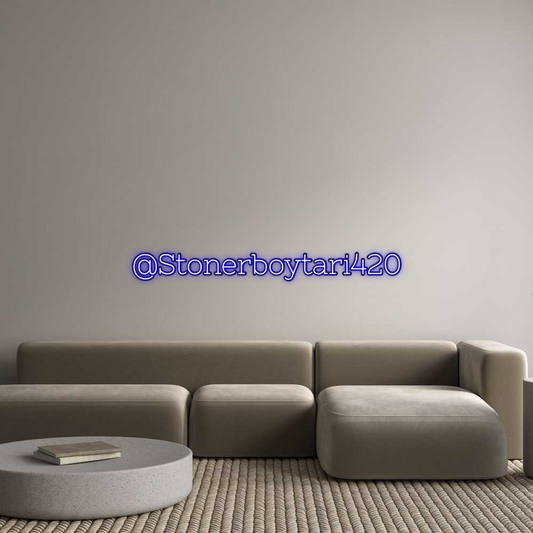 Custom Neon: @Stonerboytar...