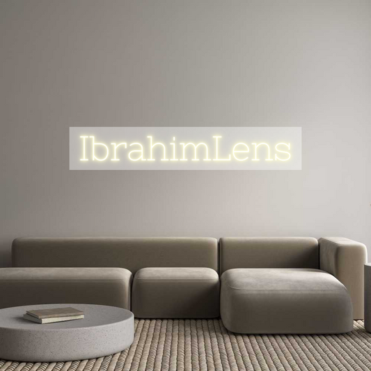 Custom Neon: IbrahimLens