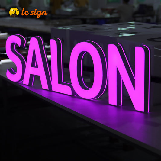 LED Track Channel Letters Sign with Easy and Quick Installation (Letters & Numbers Available)
