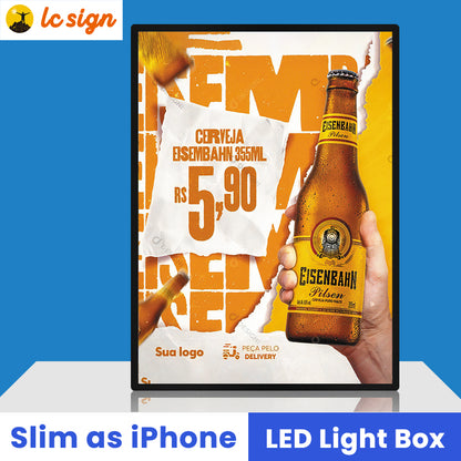 Ultra-Thin LED Light Box Sign for Business Advertising Use-1